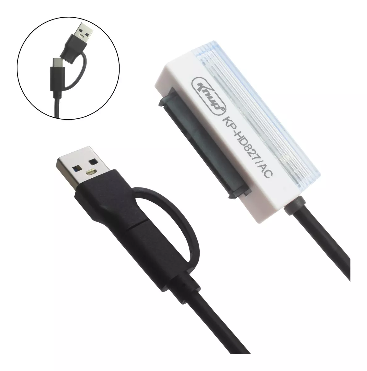 ADAPTADOR CONVERSOR SATA VS USB3.0/TYPO-C